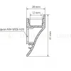 Профиль Arlight ARH-CON-2000 ANOD 018828 018828 - 2