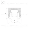 Профиль Arlight ARH-MINI5-2000 ANOD 018827 018827 - 2