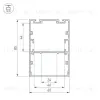Профиль Arlight ARH-LINE-6085-2000 BLACK 018681 018681 - 2