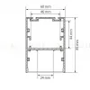Профиль Arlight ARH-LINE-6085-2000 BLACK 018681 018681 - 3