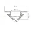 Профиль Arlight PHS-V-2000 ANOD 013212 013212 - 2