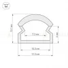 Профиль Arlight WPH-LINE-1210R-2000 OPAL 023303 023303 - 2