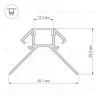 Профиль Arlight ARH-DECORE-S12-EXT-2000 ANOD внешний 023889 023889 - 3