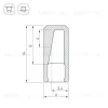 Профиль с экраном Arlight ALU-NANO-6-2000 ANOD+SILICONE 021940 021940 - 2