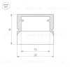 Профиль-держатель Arlight WPH-FLOOR22-2000 ANOD 023291 023291 - 4