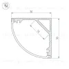 Профиль Arlight SL-KANT-H30-2000 ANOD 019333 019333 - 5
