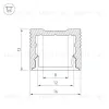 Профиль Arlight SL-SLIM-H13M-2000 ANOD 023718 023718 - 3