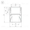 Профиль с экраном Arlight ALU-LINE-DUO-2000 ANOD+OPAL 024188 024188 - 2