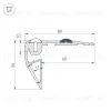 Профиль Arlight STEP-FRONT-2000 ANOD 023866 023866 - 2