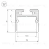 Экран Arlight SL-LINE-2011-2000 Square OPAL 019258 019258 - 3