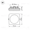Влагозащищенный светильник Arlight LTD-96x96SOL-BK-10W Day White 022008 022008 - 6