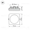 Встраиваемый светильник Arlight LTD-96x96SOL-10W Warm White 3000K 017635 017635 - 5