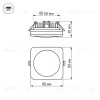 Встраиваемый светильник Arlight LTD-80x80SOL-5W Warm White 3000K 016962 016962 - 6