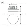 Встраиваемый светильник Arlight LTD-80R-Opal-Roll 5W Day White 020808 020808 - 8