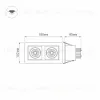 Встраиваемый светильник Arlight CL-KARDAN-S180x102-2x9W Day 024129 024129 - 7