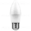 Лампа светодиодная Feron E27 11W 6400K Свеча Матовая LB-770 25945 25945 - 1