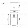 Светильник для ступеней Arlight LT-GAP-S70x70-3W Warm3000 025738 025738 - 5