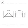Настенный светильник Arlight LGD-Wall-Delta-1B-12W Warm White 019779 019779 - 4