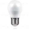 Лампа светодиодная Feron E27 5W 4000K Шар Матовая LB-38 25405 25405 - 2