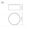 Накладной светильник Arlight SP-RONDO-140A-18W Day White 021782 021782 - 9