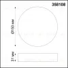 Потолочный светодиодный светильник Novotech Ornate 358108 358108 - 3