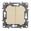 Переключатель двухклавишный Legrand Etika 10A 250V белый 672212 672212 - 3
