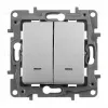 Переключатель двухклавишный Legrand Etika 10A 250V слоновая кость 672312 672312 - 3