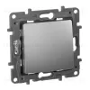 Переключатель одноклавишный промежуточный Legrand Etika 10A 250V алюминий 672409 672409 - 1