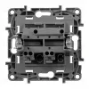 Выключатель двухклавишный Legrand Etika 10A 250V алюминий 672402 672402 - 2
