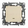 Выключатель одноклавишный Legrand Etika 10A 250V с подсветкой слоновая кость 672303 672303 - 3