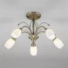 Потолочная люстра Eurosvet Ginevra 30280/5 античная бронза 30280/5 античная бронза - 1