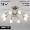Потолочная люстра Eurosvet Ginevra 30280/8 античная бронза 30280/8 античная бронза - 6
