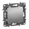 Переключатель одноклавишный Legrand Etika 10A 250V алюминий 672405 672405 - 1