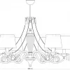 Подвесная люстра Kutek Monza MON-ZW-6(N/A) MON-ZW-6(N/A) - 2