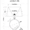 Настольная лампа Arte Lamp Rizzi A2230LT-1PB A2230LT-1PB - 6