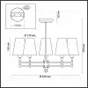 Подвесная люстра Lumion Doris 4436/5C 4436/5C - 4