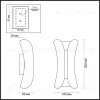 Уличный настенный светодиодный светильник Odeon Light Krista 3886/6BG 3886/6BG - 3