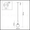 Подвесной светильник Odeon Light Okia 4668/1 4668/1 - 4