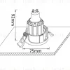 Встраиваемый светильник Crystal Lux CLT 003С1 BL CLT 003C1 BL - 2
