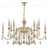 Подвесная люстра Crystal Lux MERCEDES SP6+6 GOLD/COLOR MERCEDES SP6+6 GOLD/COLOR - 1