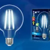 Лампа светодиодная филаментная (UL-00004862) Uniel E27 10W 3000K прозрачная LED-G95-10W/3000K/E27/CL PLS02WH LED-G95-10W/3000K/E27/CL PLS02WH картон - 2