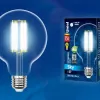 Лампа светодиодная филаментная (UL-00004864) Uniel E27 15W 3000K прозрачная LED-G95-15W/3000K/E27/CL PLS02WH LED-G95-15W/3000K/E27/CL PLS02WH картон - 2