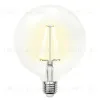 Лампа светодиодная филаментная (UL-00004860) Uniel E27 15W 3000K прозрачная LED-G125-15W/3000K/E27/CL PLS02WH LED-G125-15W/3000K/E27/CL PLS02WH картон - 1