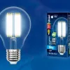 Лампа светодиодная филаментная (UL-00004870) Uniel E27 17W 3000K прозрачная LED-A70-17W/3000K/E27/CL PLS02WH LED-A70-17W/3000K/E27/CL PLS02WH картон - 2