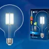 Лампа светодиодная филаментная (UL-00004860) Uniel E27 15W 3000K прозрачная LED-G125-15W/3000K/E27/CL PLS02WH LED-G125-15W/3000K/E27/CL PLS02WH картон - 2