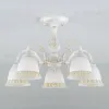 Люстра на штанге Eurosvet 60107/5 белый с золотом 60107/5 белый с золотом - 2