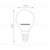 Светодиодная лампа Elektrostandard Mini Classic LED 7W 3300K E14 матовое стекло 4690389041525 4690389041525 - 3