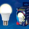 Лампа светодиодная (UL-00005033) Uniel E27 16W 3000K матовая LED-A60 16W/3000K/E27/FR PLP01WH LED-A60 16W/3000K/E27/FR PLP01WH картон - 2
