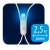 Светодиодная сетка (07938) Uniel 220V синий ULD-N2520-240/DTA BLUE IP20 ULD-N2520-240/DTA BLUE IP20 - 6