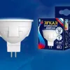Лампа светодиодная диммируемая (UL-00003989) Uniel GU5.3 6W 4000K матовая LED-JCDR 6W/NW/GU5.3/FR/DIM PLP01WH LED-JCDR 6W/NW/GU5.3/FR/DIM PLP01WH картон - 1